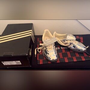 Adidas Samba Silver/Cream Women's Sneakers-Wales Bonner NIB size 7 (38 and 2/3)